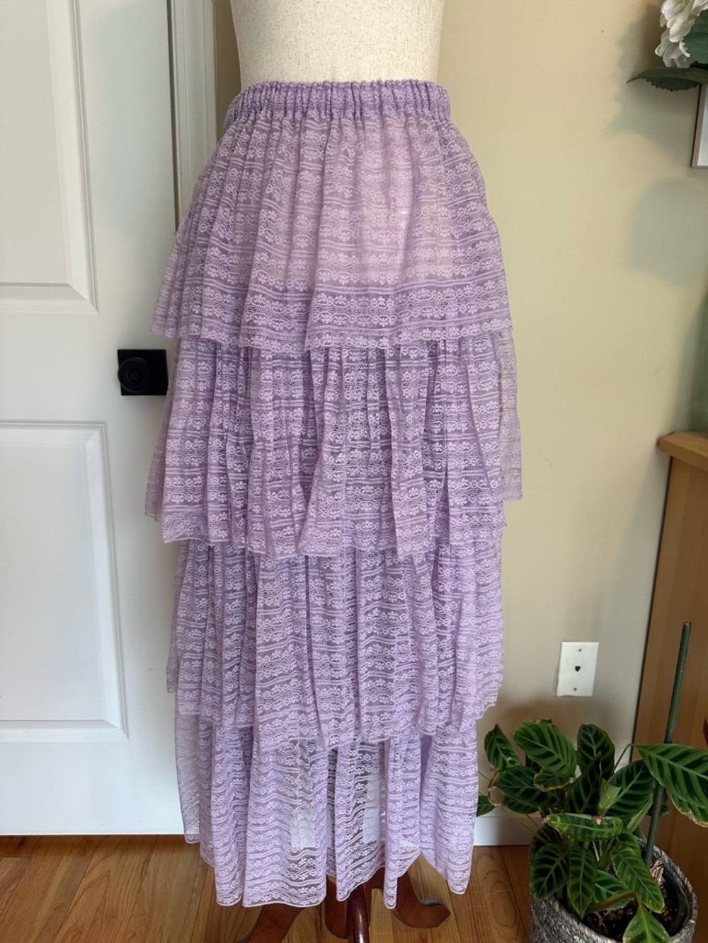 Free People Let’s Go Girls Convertible Slip / Maxi Skirt in Luxe Lilac XS - Picture 4 of 8